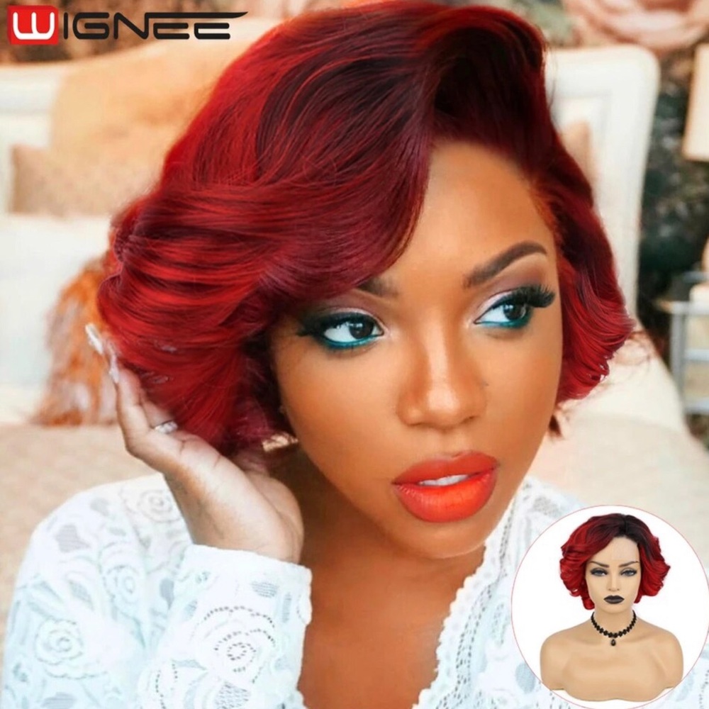 Short Hair Wigs Synthetic